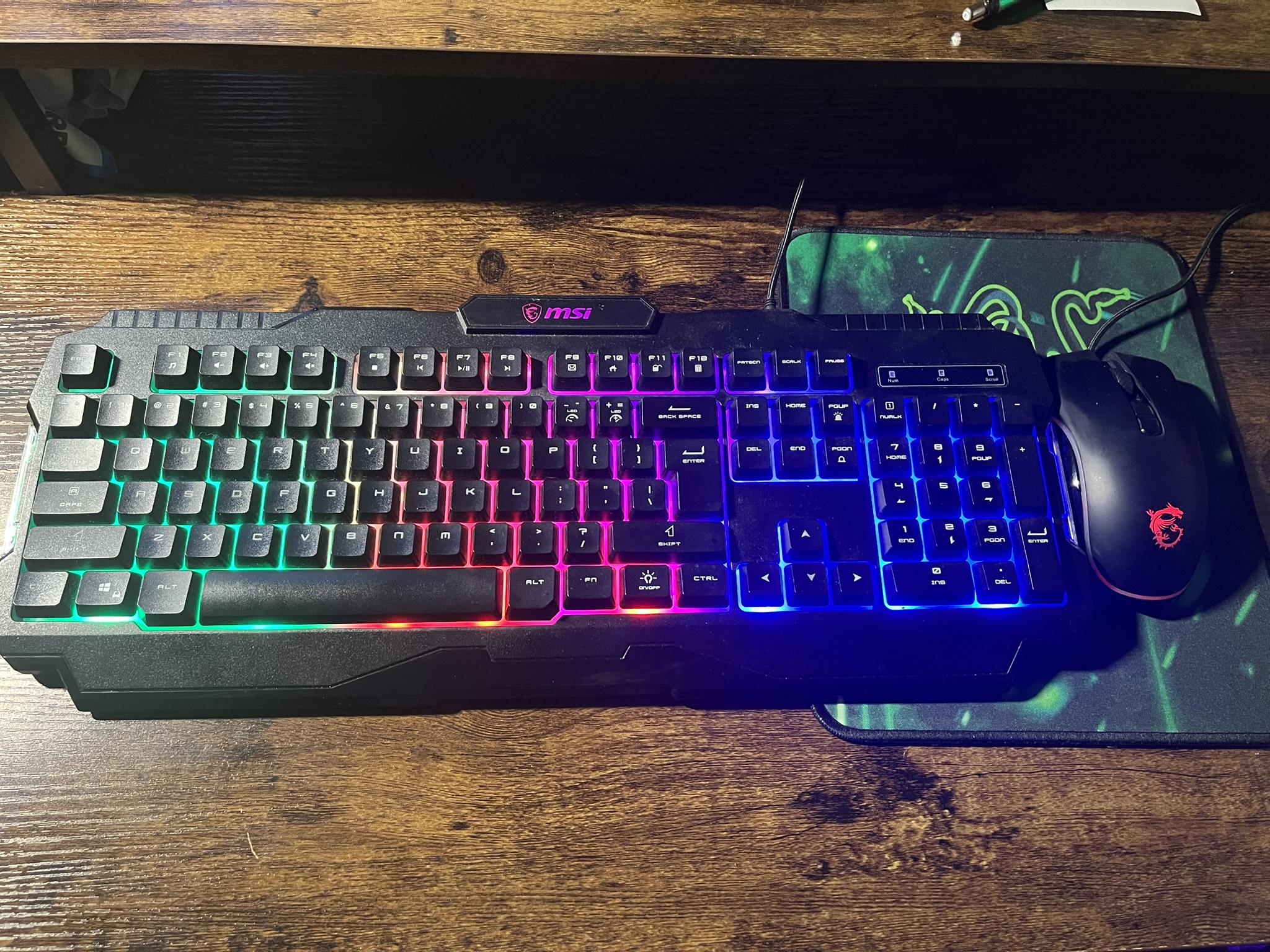 This is my desktop mouse and keyboard, they are both very clicky.<br><audio controls src='/audio/mousekeyboard.mp3'></audio>
