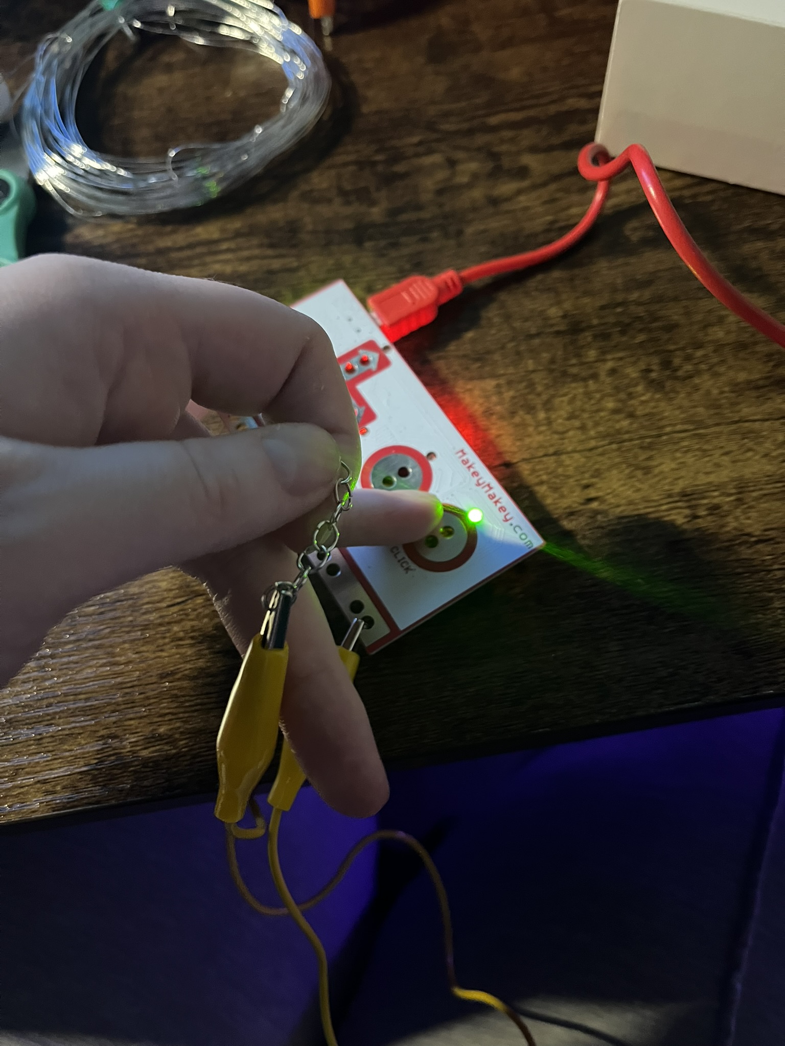I tested my materials to see if I could potentially use something new for my doll.