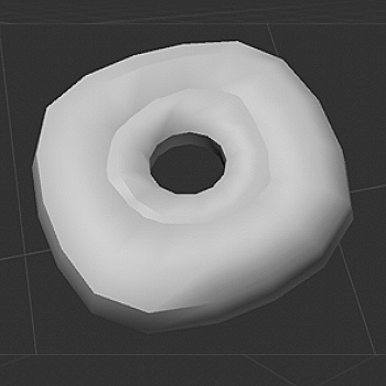 This model was my first challenge I couldn't figure out how to seamlessly blend two torus' together, this is my piercing pillow the hole is for my ear so there's no pressure on it at night.