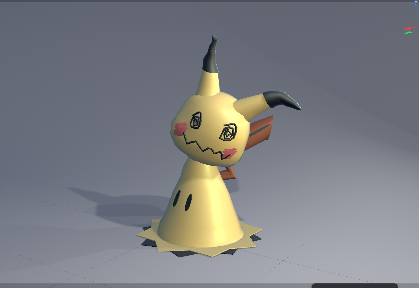 I am so proud of the way this Mimikyu turned out there are so may complicated things in this piece and the textures turned out cute too.