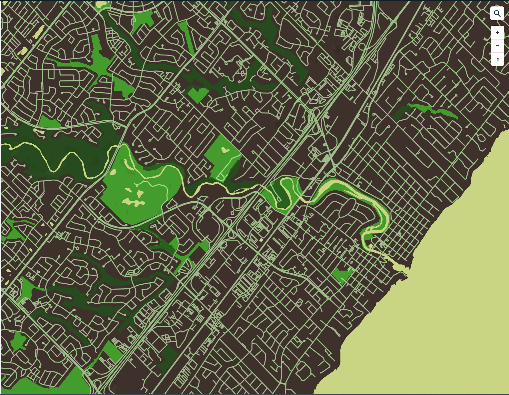 I love the way the colours have turned out on this map, the data is visible while still having a coherent colour scheme.