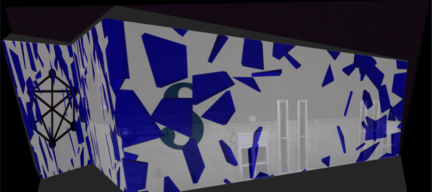 It's really neat to see how the images come up after the animation shatters and it doesn't poke through beforehand.